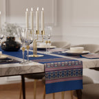 Royal Blue Feast Table Linen Set