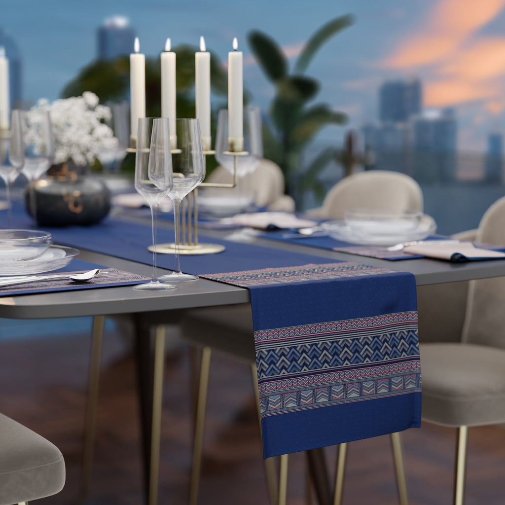 Royal Blue Feast Table Linen Set