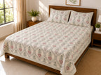 Jaipuri Hand Block Print Pure Cotton Bedsheet Set