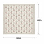 Jaipuri Hand Block Print Pure Cotton Bedsheet Set